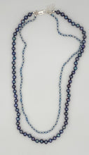 Load image into Gallery viewer, Pearl and aquamarine necklace
