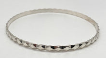 Load image into Gallery viewer, Silver bangle bracelet
