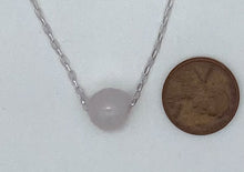 Load image into Gallery viewer, Floating stone necklace