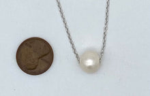 Load image into Gallery viewer, Floating stone necklace