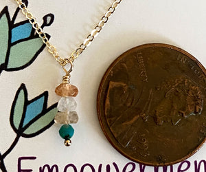 Empowerment necklace in gold