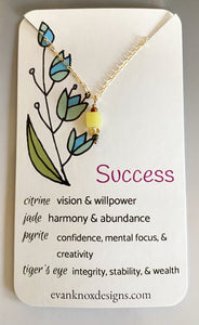 Success necklace in gold