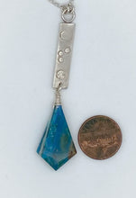 Load image into Gallery viewer, Fossilized, opal and silver necklace
