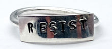 Load image into Gallery viewer, Sterling silver stamped ring
