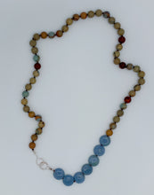 Load image into Gallery viewer, Amazonite and angelite necklace
