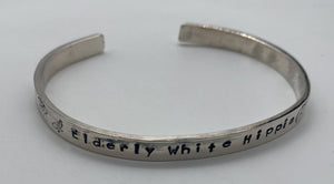 Sterling silver cuff bracelet