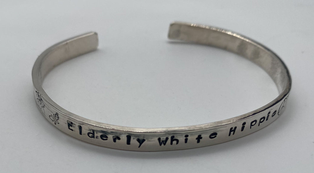 Sterling silver cuff bracelet