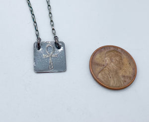 Sterling silver amulet necklace