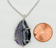 Load image into Gallery viewer, Banded agate necklace
