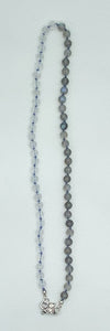 Rainbow moonstone and labradorite necklace