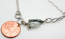 Load image into Gallery viewer, Aquamarine and silver bracelet
