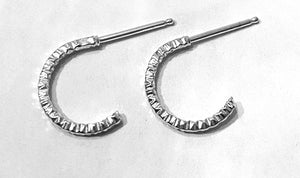 Tiny hoop earrings