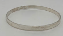 Load image into Gallery viewer, Silver bangle bracelet
