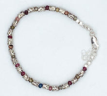 Load image into Gallery viewer, Sapphire and silver bracelet
