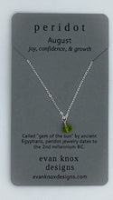 Load image into Gallery viewer, Silver birthstone necklaces
