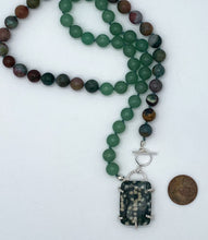 Load image into Gallery viewer, Jasper and aventurine necklace
