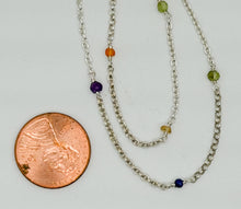 Load image into Gallery viewer, Semi precious gemstone necklace
