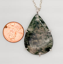 Load image into Gallery viewer, Moss agate necklace
