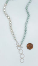 Load image into Gallery viewer, Pearl and quartz necklace

