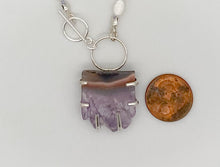 Load image into Gallery viewer, Pearl and amethyst necklace
