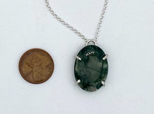 Load image into Gallery viewer, Moss agate necklace
