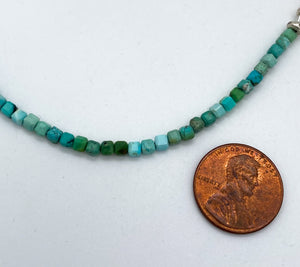 Turquoise and Thai silver necklace