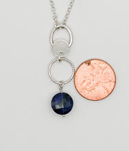 Load image into Gallery viewer, London blue topaz necklace

