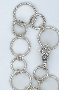 Silver link bracelet