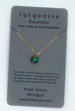 Load image into Gallery viewer, Tiny gold birthstone necklaces
