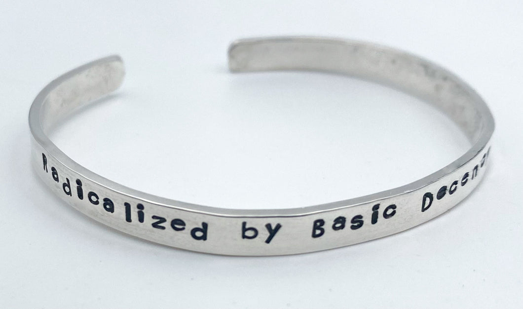 Sterling silver cuff bracelet