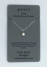 Load image into Gallery viewer, Silver birthstone necklaces
