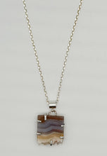 Load image into Gallery viewer, Stalactite slice necklace
