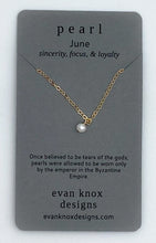 Load image into Gallery viewer, Tiny gold birthstone necklaces
