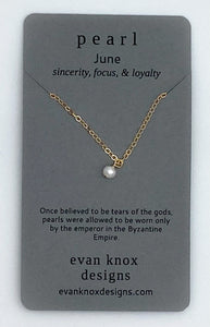 Tiny gold birthstone necklaces