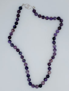 Charoite necklace