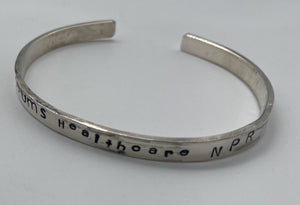 Sterling silver cuff bracelet