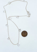 Load image into Gallery viewer, Herkimer diamond and silver necklace
