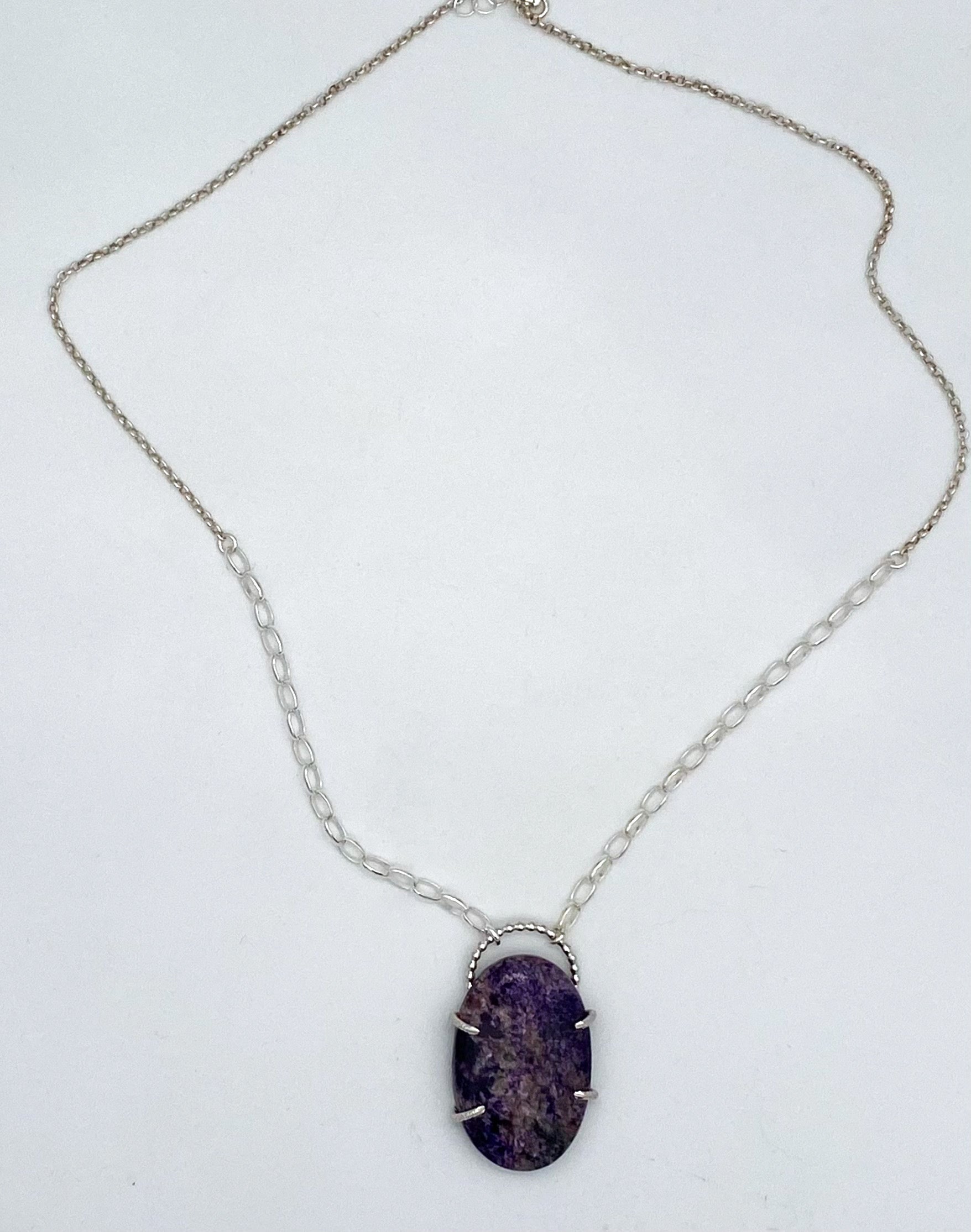 Charoite necklace