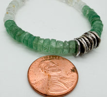 Load image into Gallery viewer, Aventurine and aquamarine bracelet

