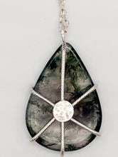 Load image into Gallery viewer, Moss agate necklace
