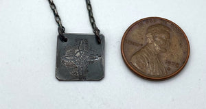 Sterling silver amulet necklace