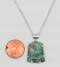 Load image into Gallery viewer, Ruby fuchsite necklace
