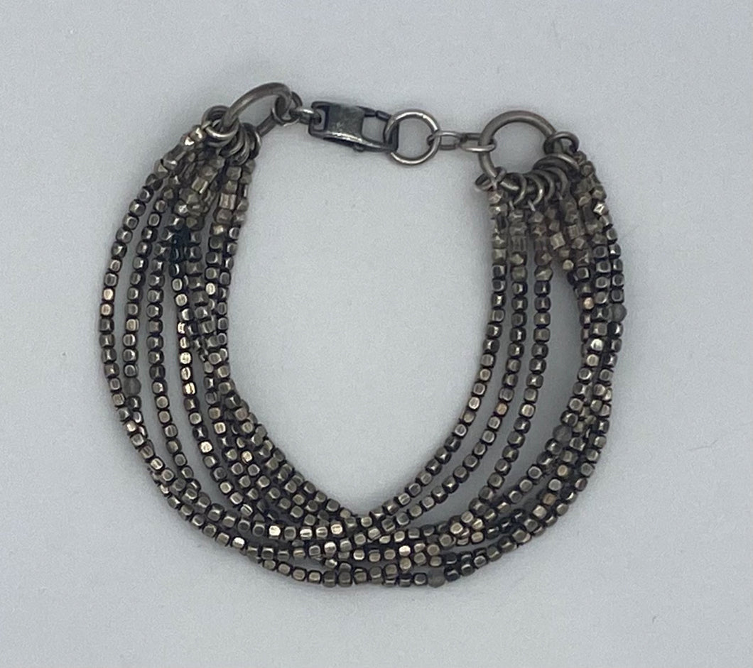Thai silver and labradorite bracelet
