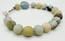 Load image into Gallery viewer, Amazonite and angelite bracelet
