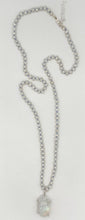 Load image into Gallery viewer, Pearl and rainbow moonstone necklace
