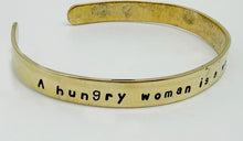 Load image into Gallery viewer, Sterling or brass cuff bracelet
