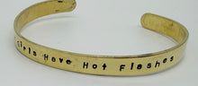Load image into Gallery viewer, Sterling or brass cuff bracelet
