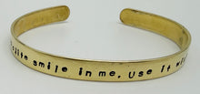 Load image into Gallery viewer, Sterling or brass cuff bracelet
