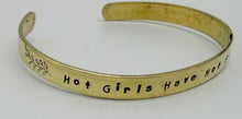 Load image into Gallery viewer, Sterling or brass cuff bracelet
