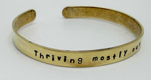 Load image into Gallery viewer, Sterling or brass cuff bracelet
